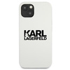 Karl Lagerfeld Silicone Stack Logo - Etui iPhone 13 (biały)