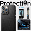 Spigen Liquid Air - Etui do iPhone 14 Pro Max (Czarny)