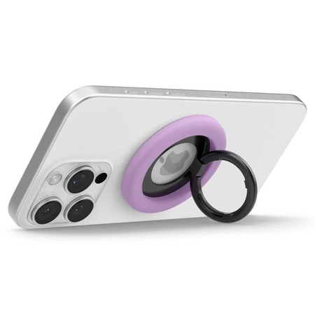 Spigen Nano Pop MagSafe Phone Ring - Magnetyczny uchwyt na palec z funkcją podstawki (Grape Purple)