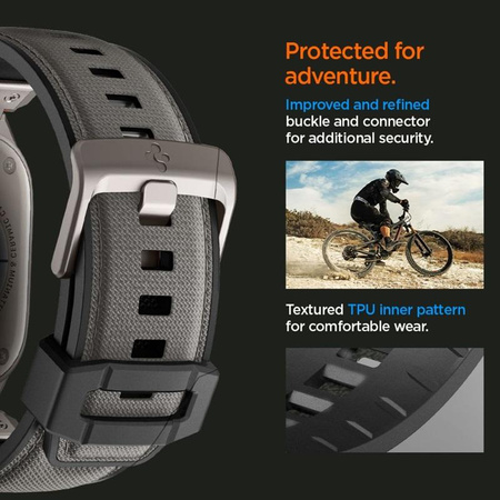 Spigen DuraPro Armor - Pasek do Apple Watch 44/45/46/49 mm (Grey)