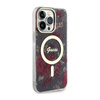 Guess Flower MagSafe - Etui iPhone 14 Pro Max (Zielony)