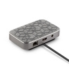 Moshi Symbus Q - Hub USB-C + ładowarka bezprzewodowa indukcyjna Qi do iPhone i Android (Gray)