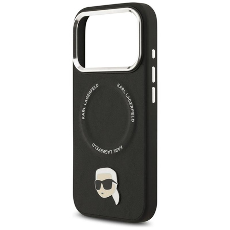 Karl Lagerfeld Karl Pin MagSafe - Etui iPhone 17 Pro (czarny)