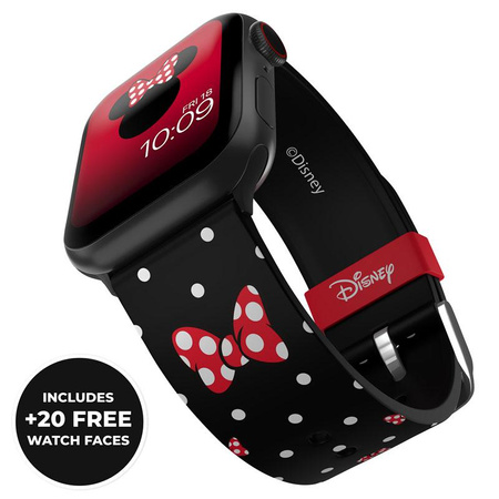 Disney Minnie Mouse - Pasek do Apple Watch (Polka Noir)