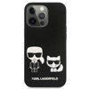 Karl Lagerfeld PU Leather Karl & Choupette Embossed - Etui iPhone 13 Pro Max (czarny)