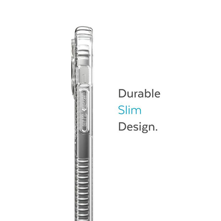 Speck Presidio Perfect-Clear with Grips + MagSafe - Etui iPhone 14 Pro Max z powłoką MICROBAN (Clear)