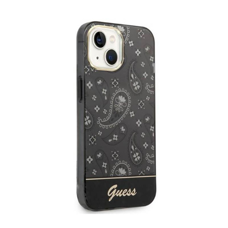 Guess Bandana Paisley - Etui iPhone 14 (czarny)