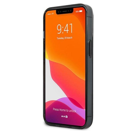 Karl Lagerfeld Ikonik Karl - Etui iPhone 13 Pro (przezroczysty / czarna ramka)