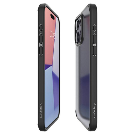 Spigen Ultra Hybrid - Etui do iPhone 15 Pro Max (Frost Black)