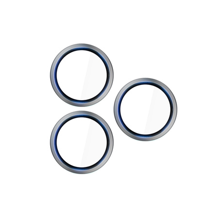 3mk HARDY Lens Protection Pro - Szkło na obiektyw aparatu iPhone 17 Pro / iPhone 17 Pro Max (Titanium Gray)