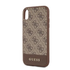 Guess 4G Bottom Stripe Collection - Etui iPhone XR (brązowy)
