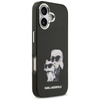 Karl Lagerfeld IML Aquarelle Karl & Choupette & Logo MagSafe - Etui iPhone 17 (czarny)