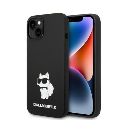 Karl Lagerfeld Silicone NFT Choupette - Etui iPhone 14 (czarny)