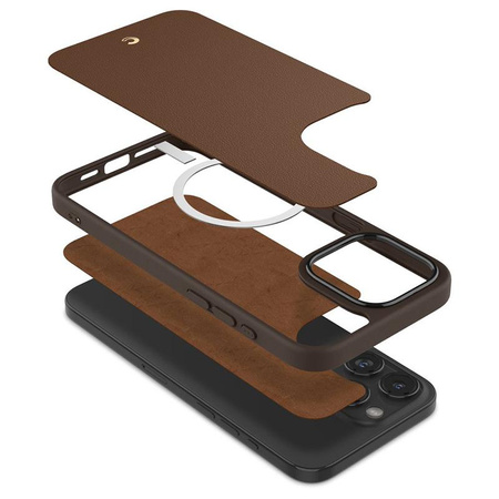 Spigen Cyrill Kajuk Mag MagSafe - Etui do iPhone 15 Pro Max (Saddle Brown)