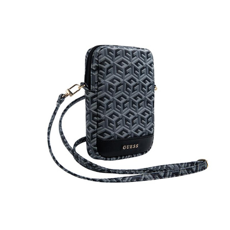Guess Zip GCube Bottom Stripe - Torebka na telefon (czarny)