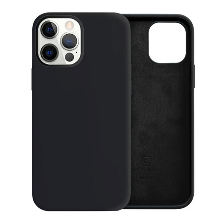 Crong Color Cover - Etui iPhone 12 / iPhone 12 Pro (czarny)