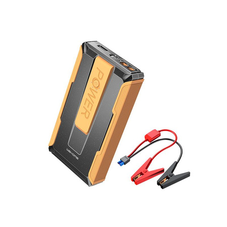 WEKOME CP-F60 PowerBoost Car Jump Starter - Zasilacz awaryjnego rozruchu samochodu + Power bank (Czarny / Pomarańczowy)