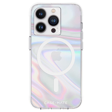 Case-Mate Soap Bubble MagSafe - Etui iPhone 14 Pro (Iridescent)