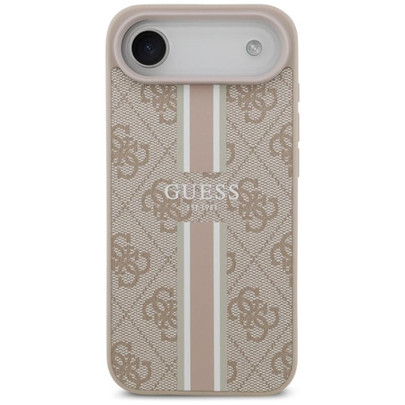 Guess 4G Printed Stripes MagSafe - Etui iPhone Air (różowy)