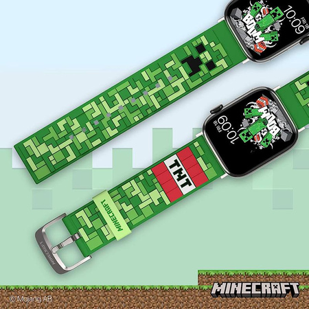 Minecraft - Pasek do Apple Watch (Creeper 3D)