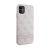 Guess 4G Printed Stripe - Etui iPhone 11 / iPhone XR (różowy)