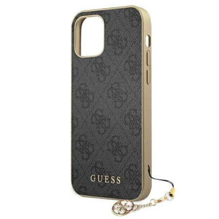Guess 4G Charms Collection - Etui iPhone 12 mini (szary)