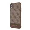 Guess 4G Bottom Stripe Collection - Etui iPhone XR (brązowy)