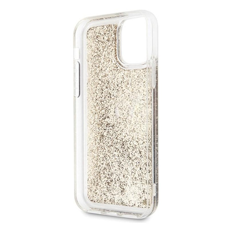 Karl Lagerfeld Signature Glitter Case - Etui iPhone 11 Pro (Gold)