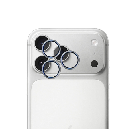 3mk HARDY Lens Protection Pro - Szkło na obiektyw aparatu iPhone 17 Pro / iPhone 17 Pro Max (Titanium Gray)