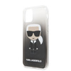 Karl Lagerfeld Iconic Karl Gradient - Etui iPhone 11 Pro (czarny)