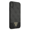 Guess 4G Triangle Collection - Etui iPhone Xs Max (szary)