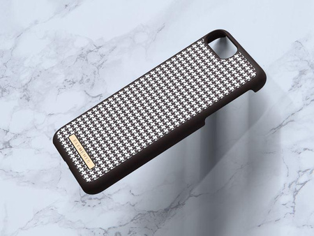 Nordic Elements Saeson Idun - Materiałowe etui iPhone 8 Plus / 7 Plus / 6s Plus / 6 Plus (Dark Brown Pattern 2)
