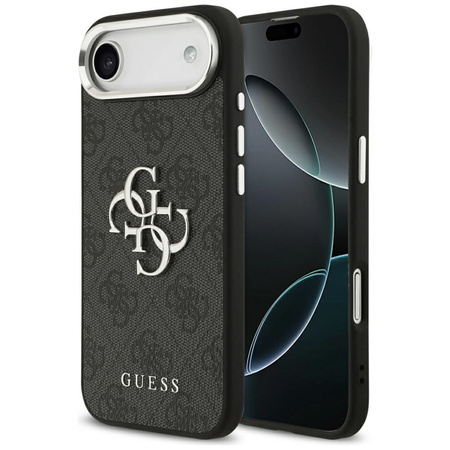 Guess 4G Big 4G Classic Logo - Etui iPhone Air (czarny / srebrny)