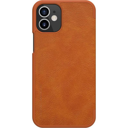 Nillkin Qin Leather Case - Etui Apple iPhone 12 Mini (Brown)
