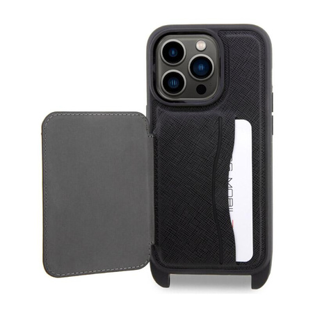 Karl Lagerfeld Crosssbody NFT Saffiano Karl & Choupette - Etui iPhone 14 Pro Max (Czarny)