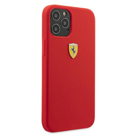 Ferrari On Track Silicone – Etui iPhone 12 Pro Max (czerwony)