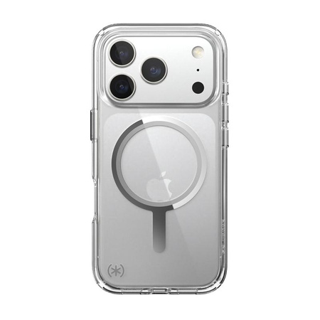 Speck Presidio Perfect Clear MagSafe - Etui iPhone 17 Pro (Clear / Silver)