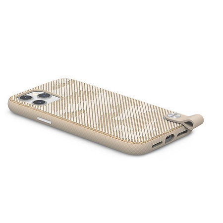 Moshi Altra - Etui z odpinaną smyczką iPhone 12 / iPhone 12 Pro (system SnapTo) (Sahara Beige)