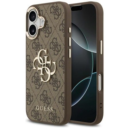 Guess 4G Big 4G Classic Logo - Etui iPhone 17 (brązowy / złoty)