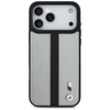 BMW M Perforated Stripe Logo MagSafe - Etui iPhone 17 Pro Max (szary)