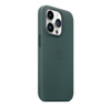 Apple Leather Case - Skórzane etui z MagSafe do iPhone 14 Pro (leśna zieleń)