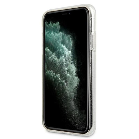 Karl Lagerfeld Choupette Head Glitter - Etui iPhone 11 (srebrny)