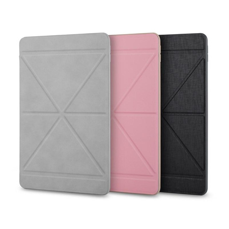 Moshi VersaCover - Etui origami iPad 10.2" (2021 / 2020 / 2019) (Stone Gray)