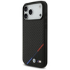BMW M Carbon Tricolor Line MagSafe - Etui iPhone 17 Pro Max (czarny)