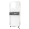 Guess 4G Silver Stripe Crossbody - Etui iPhone 13 Pro Max