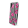 PURO Glam Miami Stripes - Etui iPhone Xs / X (Kiss)