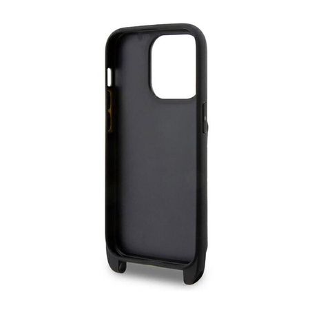 Karl Lagerfeld Crosssbody NFT Saffiano Karl & Choupette - Etui iPhone 14 Pro Max (Czarny)