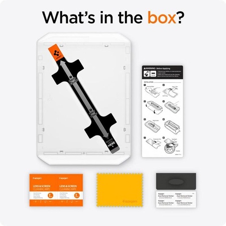 Spigen GLAS.TR EZ FIT - Szkło hartowane do iPad Pro 13" (M5, 2025 / M4, 2024) (Przezroczysty)