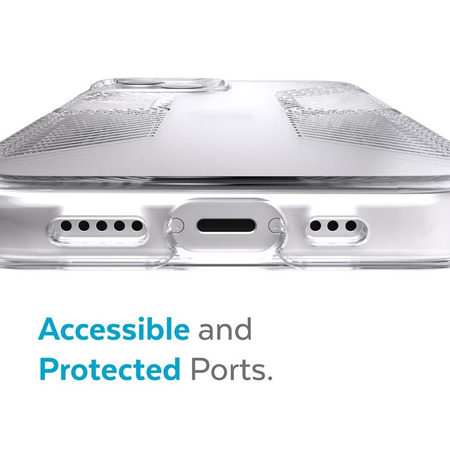 Speck Presidio Perfect-Clear with Grips - Etui iPhone 13 z powłoką MICROBAN (Clear)