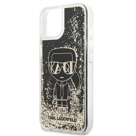 Karl Lagerfeld Liquid Glitter Gatsby - Etui iPhone 13 mini